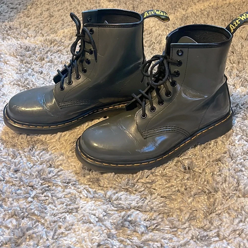 Mens 8 dark grey doc martens 1980 - Picture 1 of 8